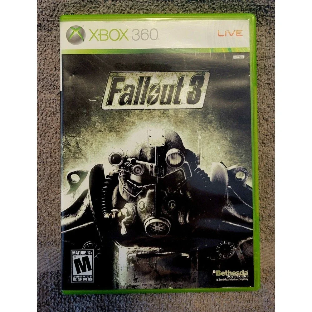 Microsoft Xbox 360: FALLOUT 3,CIB, POSTER INCLUDED, TESTED, FAST SHIPPING